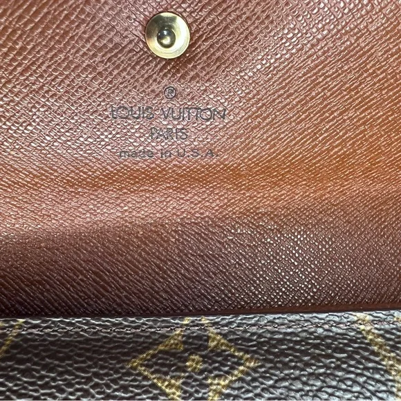 Louis Vuitton Classic Monogram Canvas Continental Wallet
